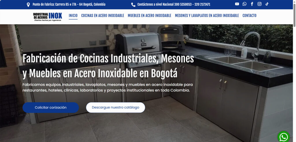 10. industrial de aceros inox
