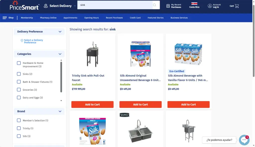 10. pricesmart costa rica
