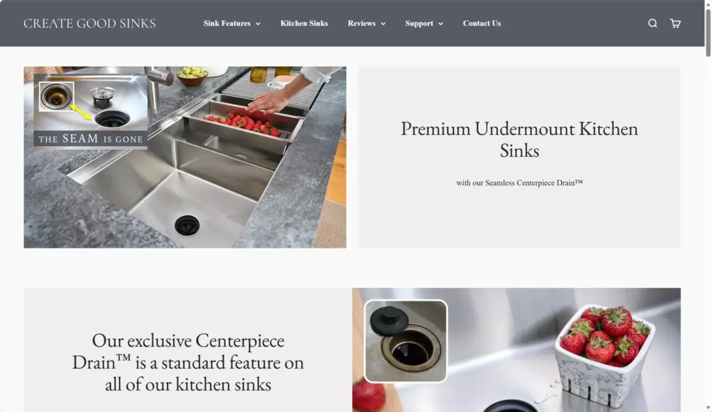 12. create good sinks