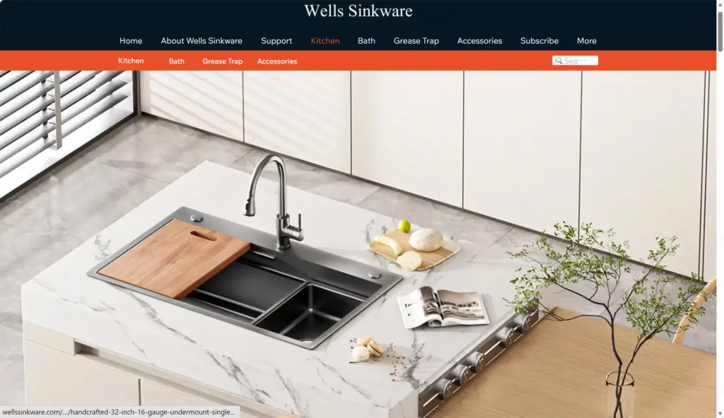15. wells sinkware