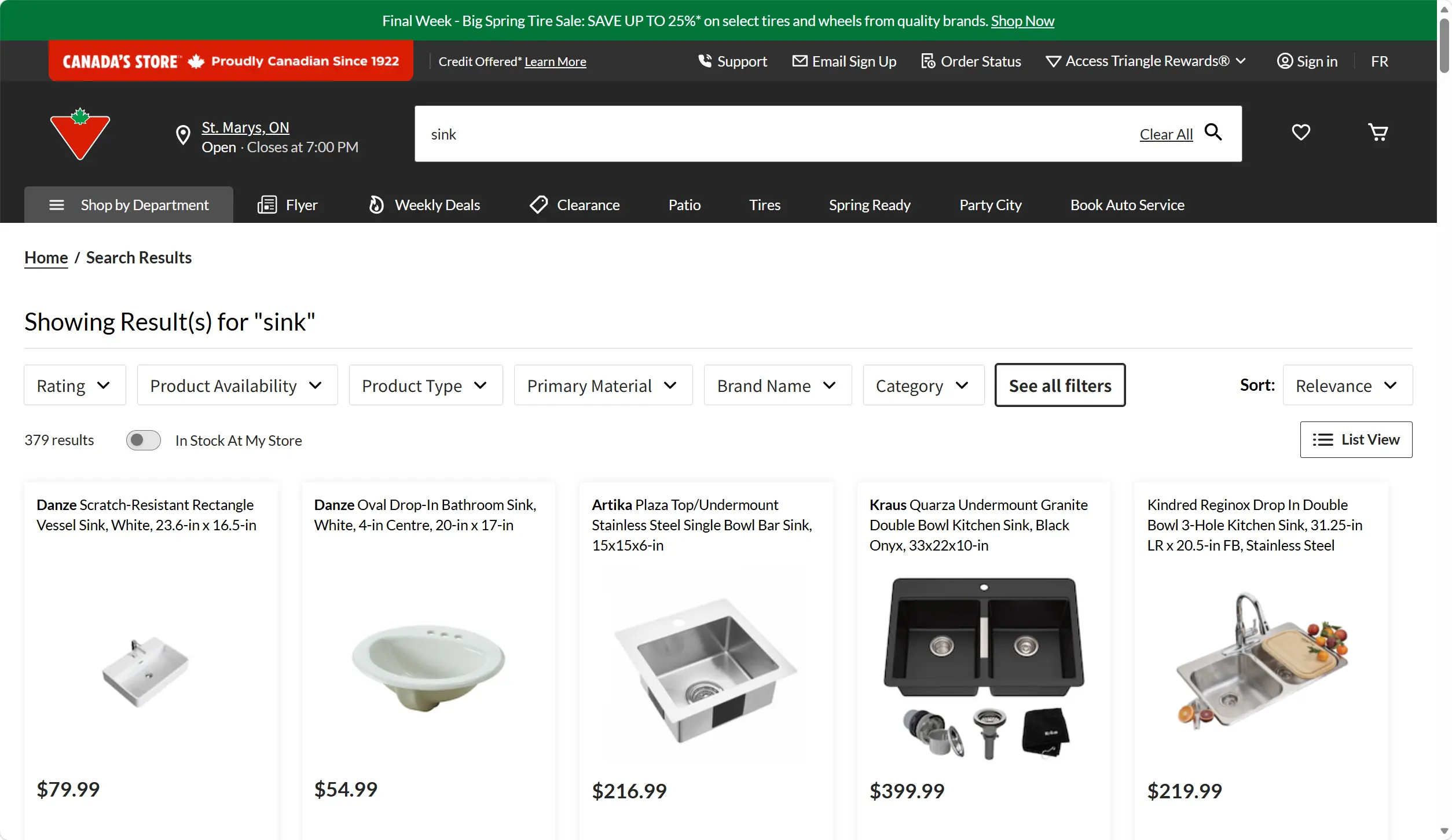 17. canadian tire