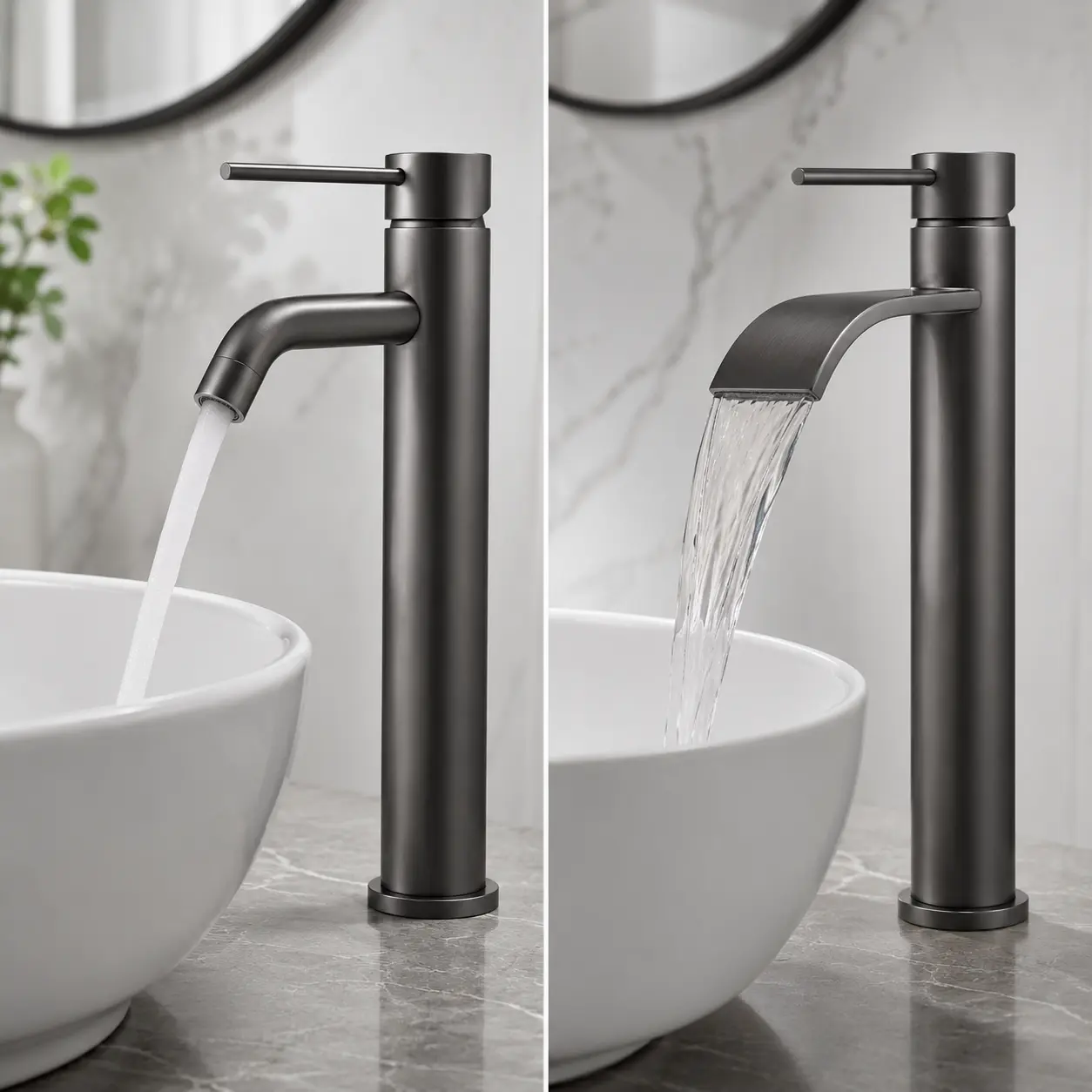 Aerated or Waterfall