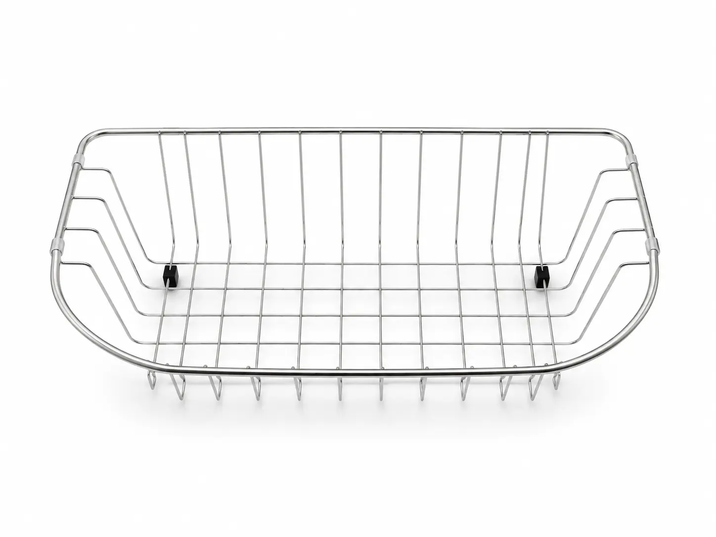 M-3427 Angled Rectangular Stainless Steel Dish Rack