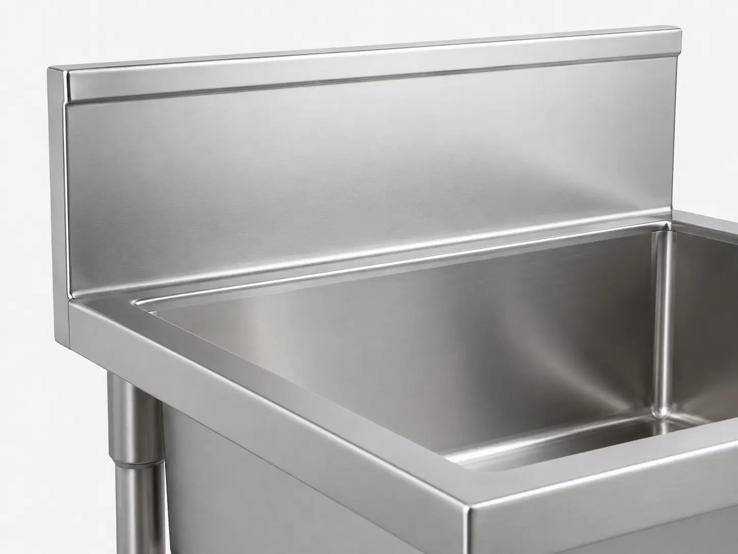 Hand Wash Sink with High Backsplash