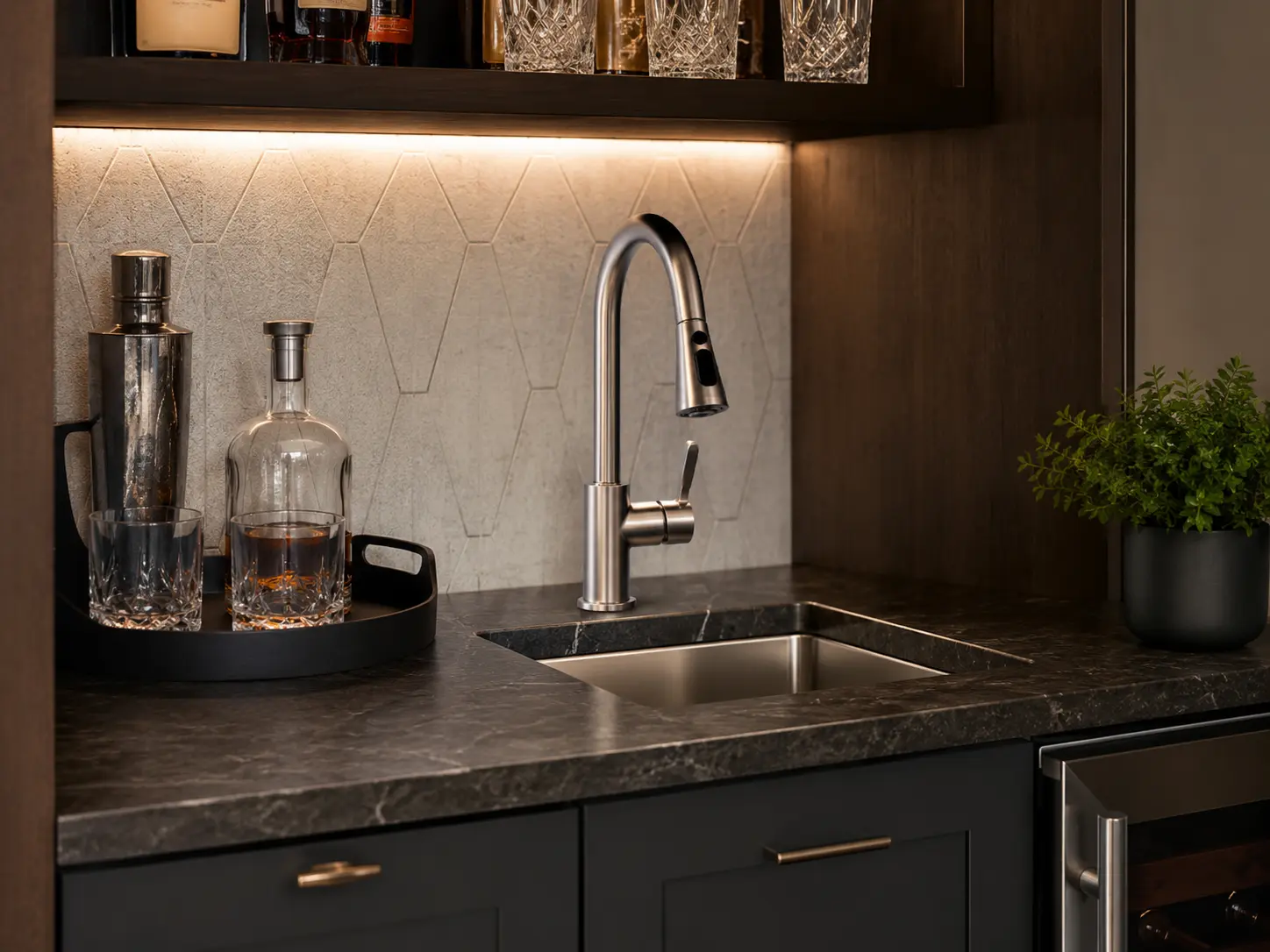 Bar & Prep Areas