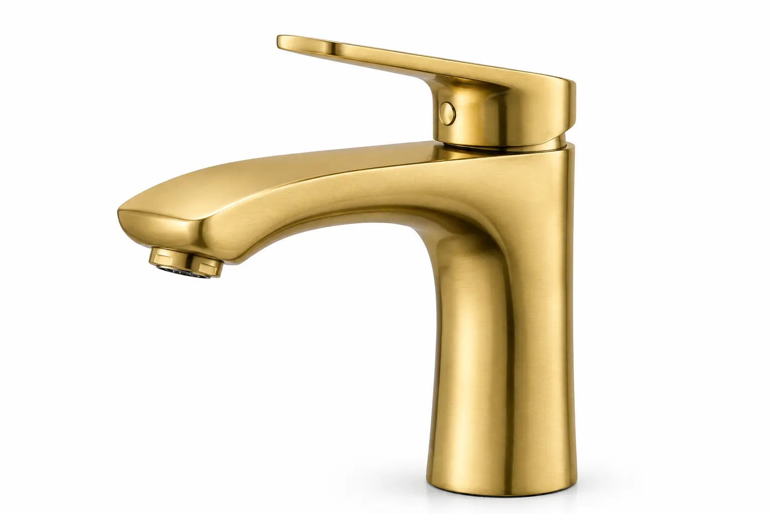 Brushed Gold Basin Faucet