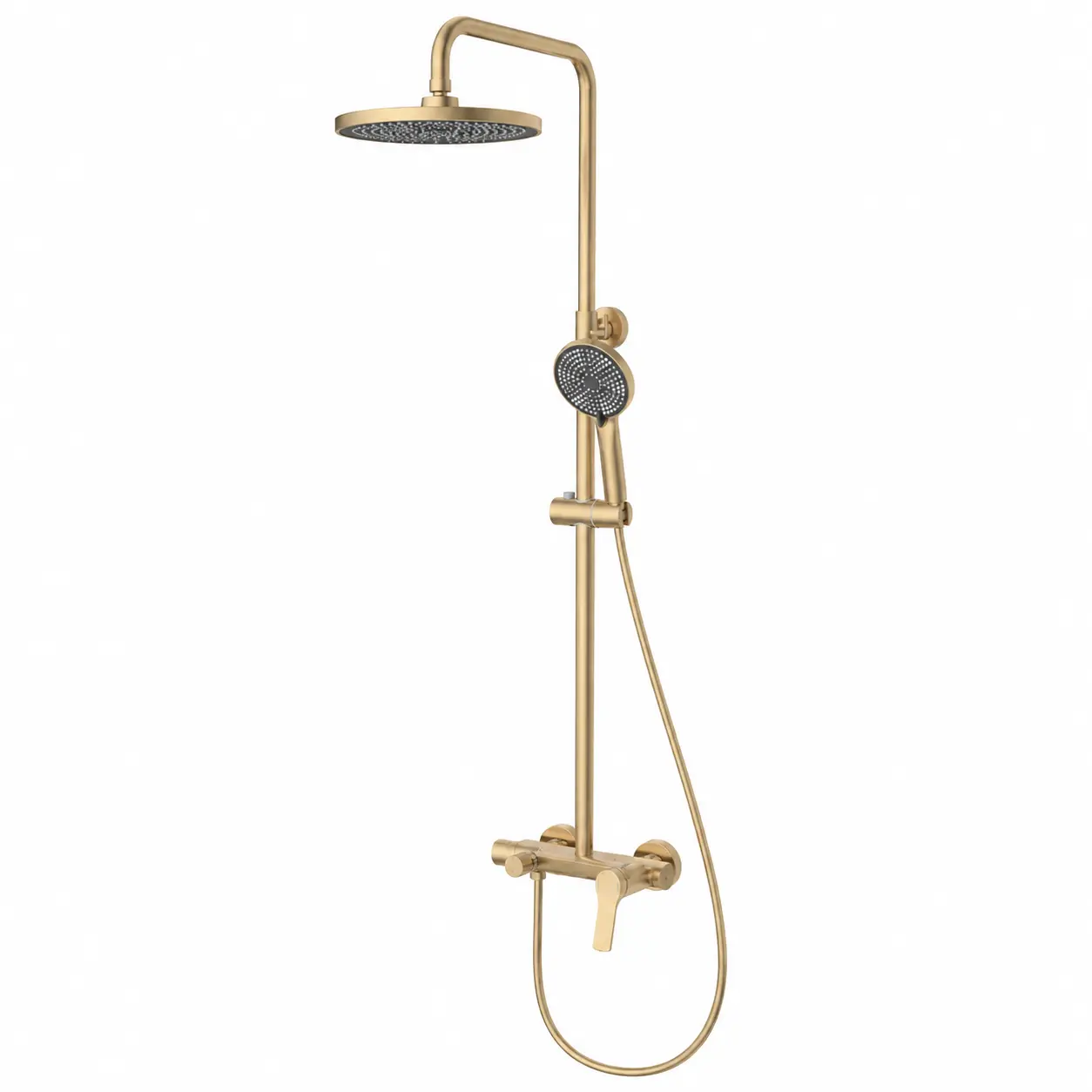 Brushed Gold Exposed Shower Sets