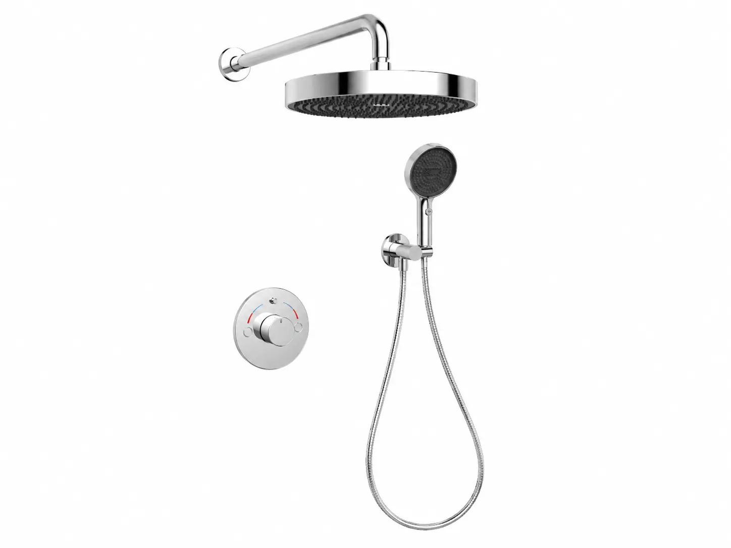 Chrome Concealed Shower Sets