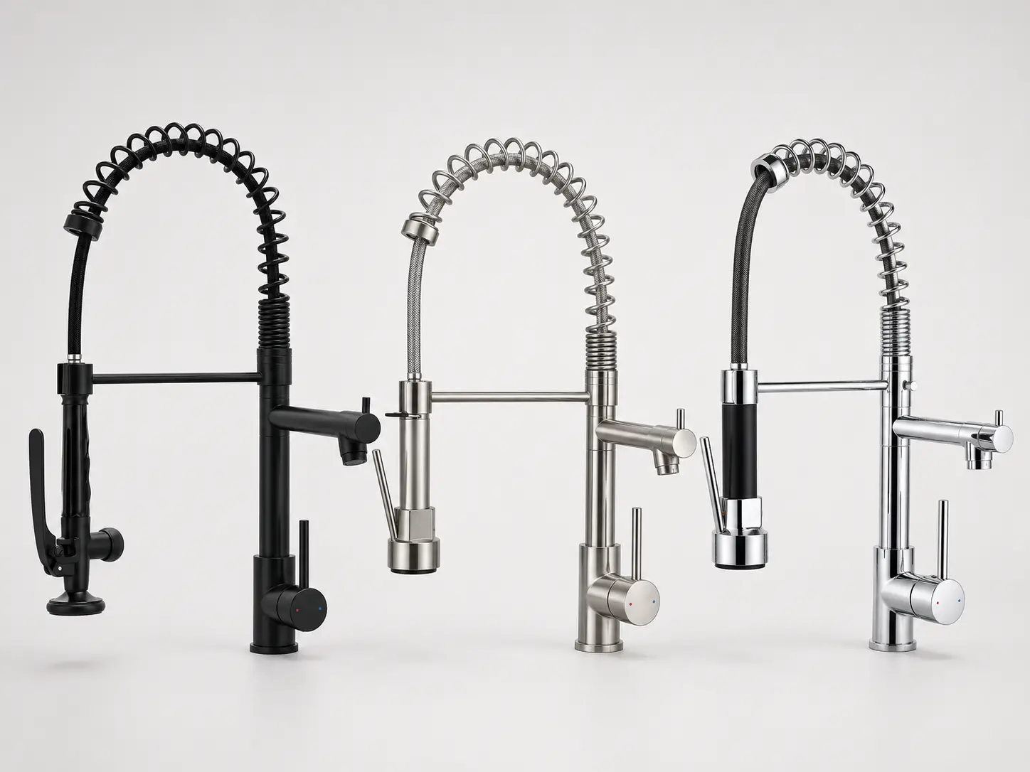 Semi-pro kitchen faucet structure diagram