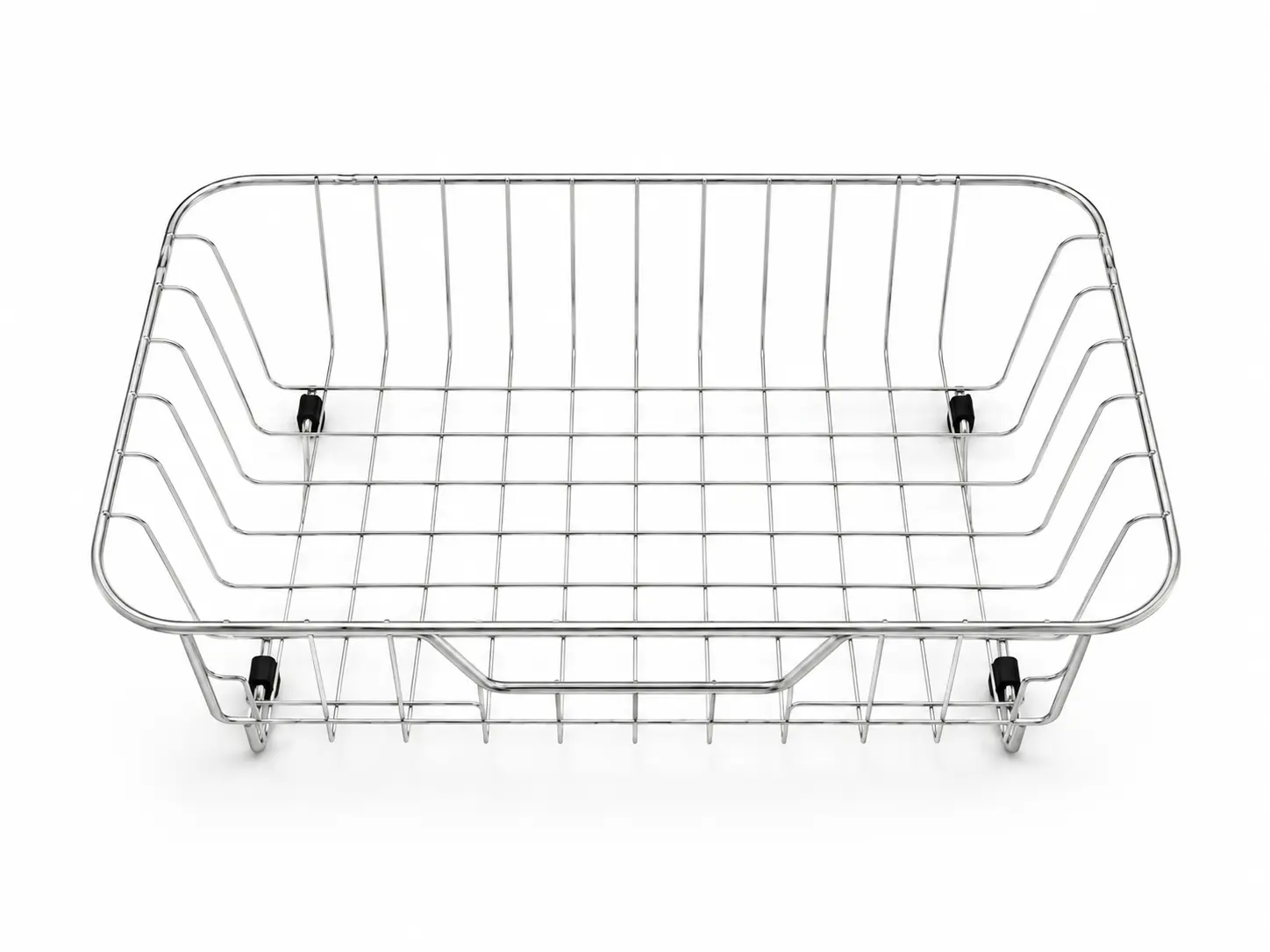 M-3420 Compact Rectangular Stainless Steel Dish Rack