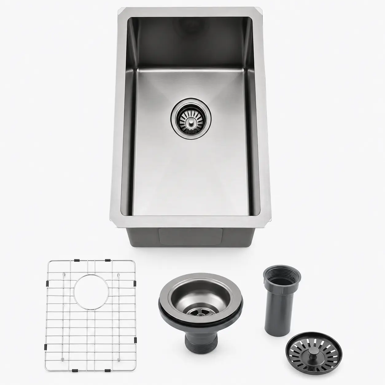 Compact workstation prep sink