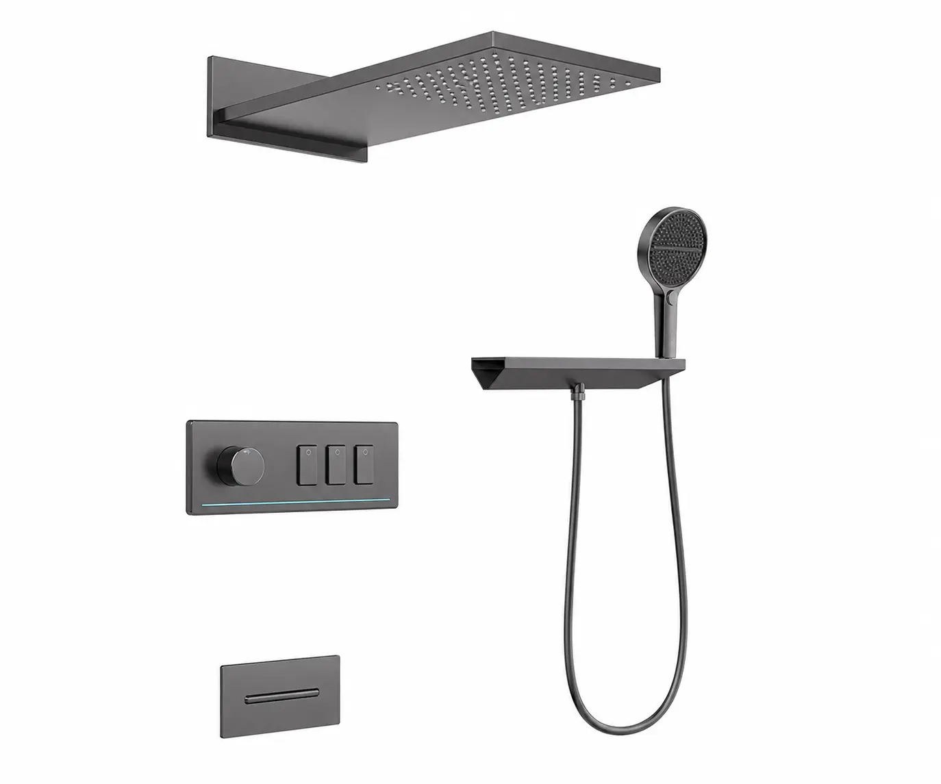 Concealed Multi Function Shower Sets