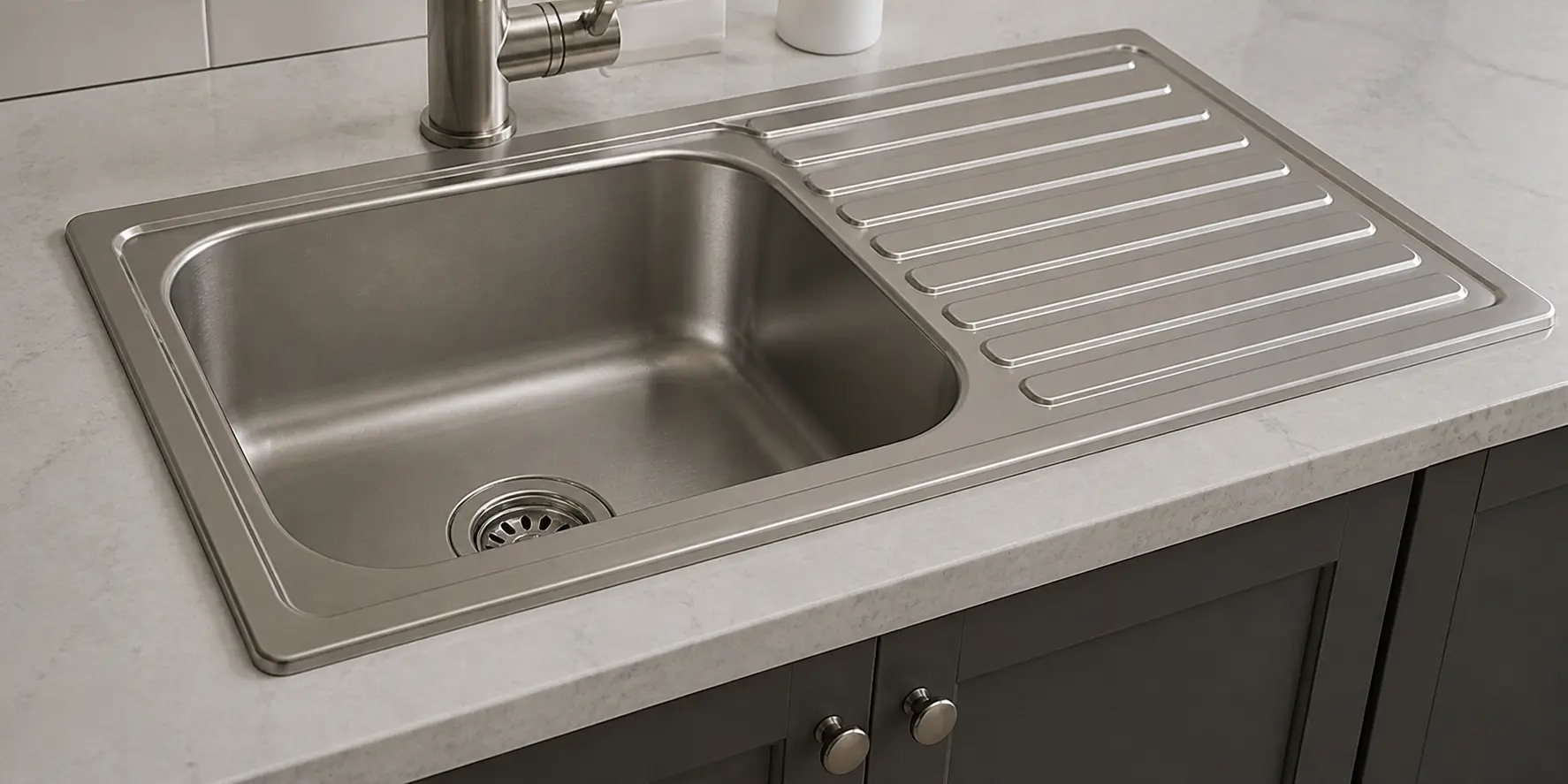 Diagrama de estructura de drainboard sink