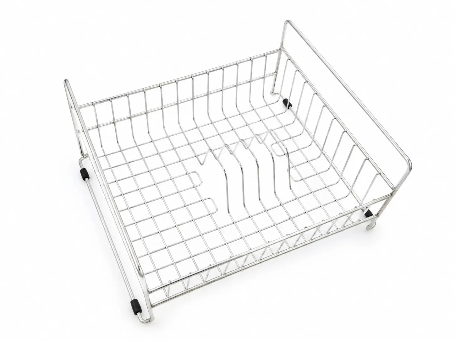 M-CURVED-01 Curved Rectangular Stainless Steel Dish Rack