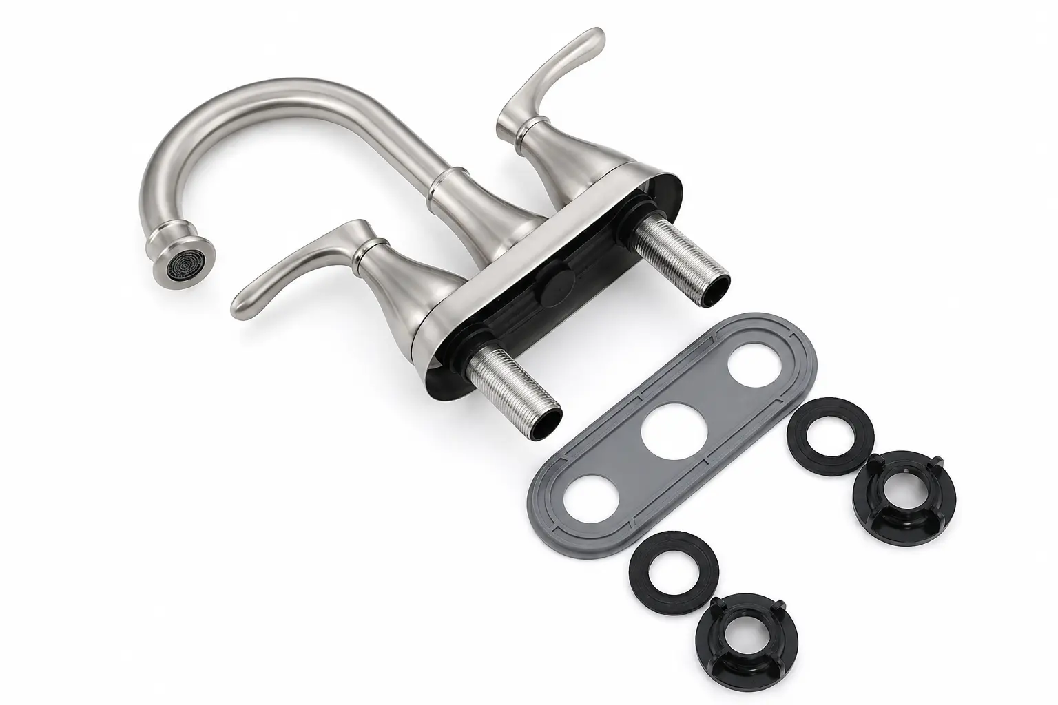 Technical Diagram of Faucet Installation