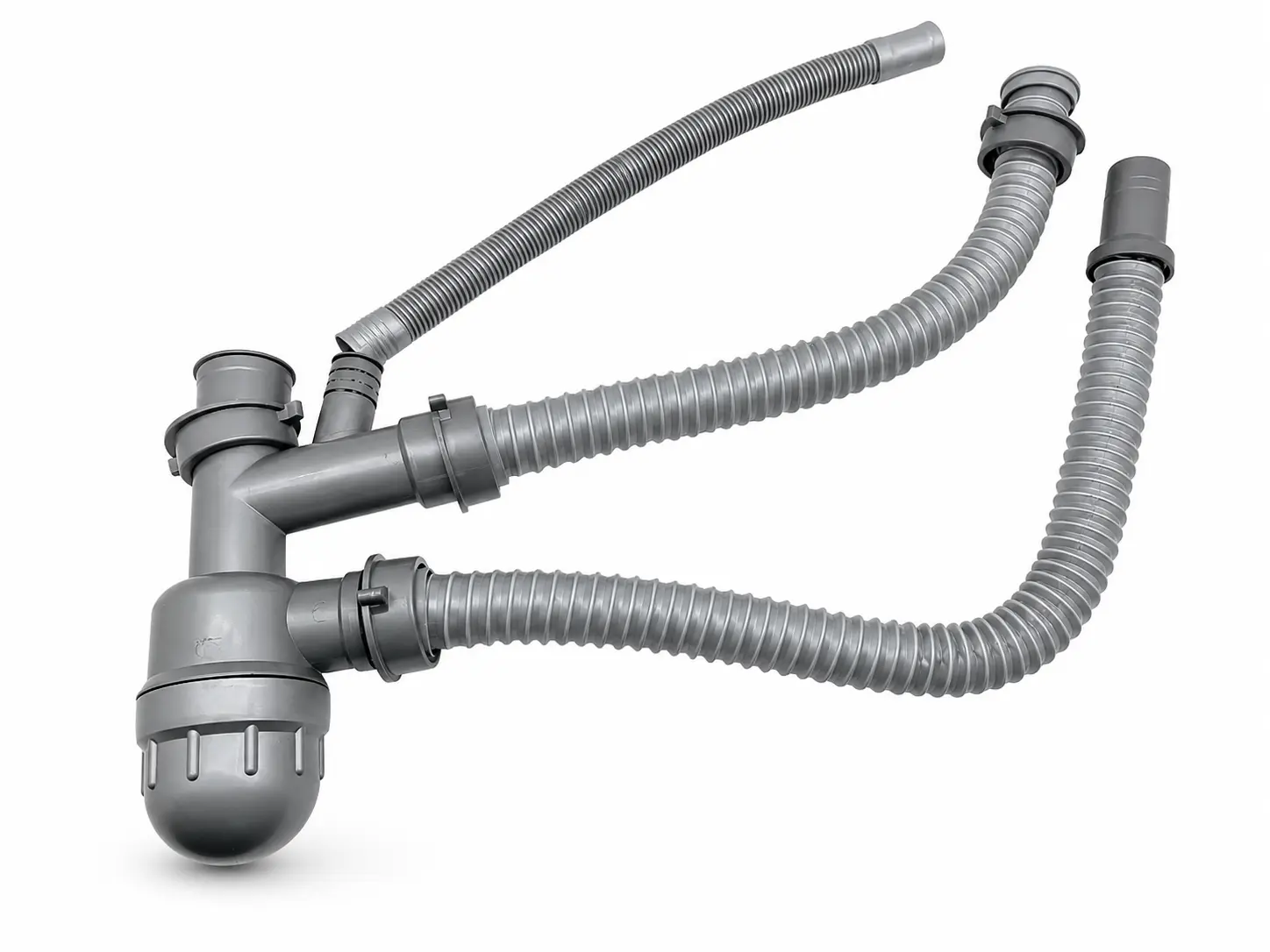 Under-sink drain plumbing system