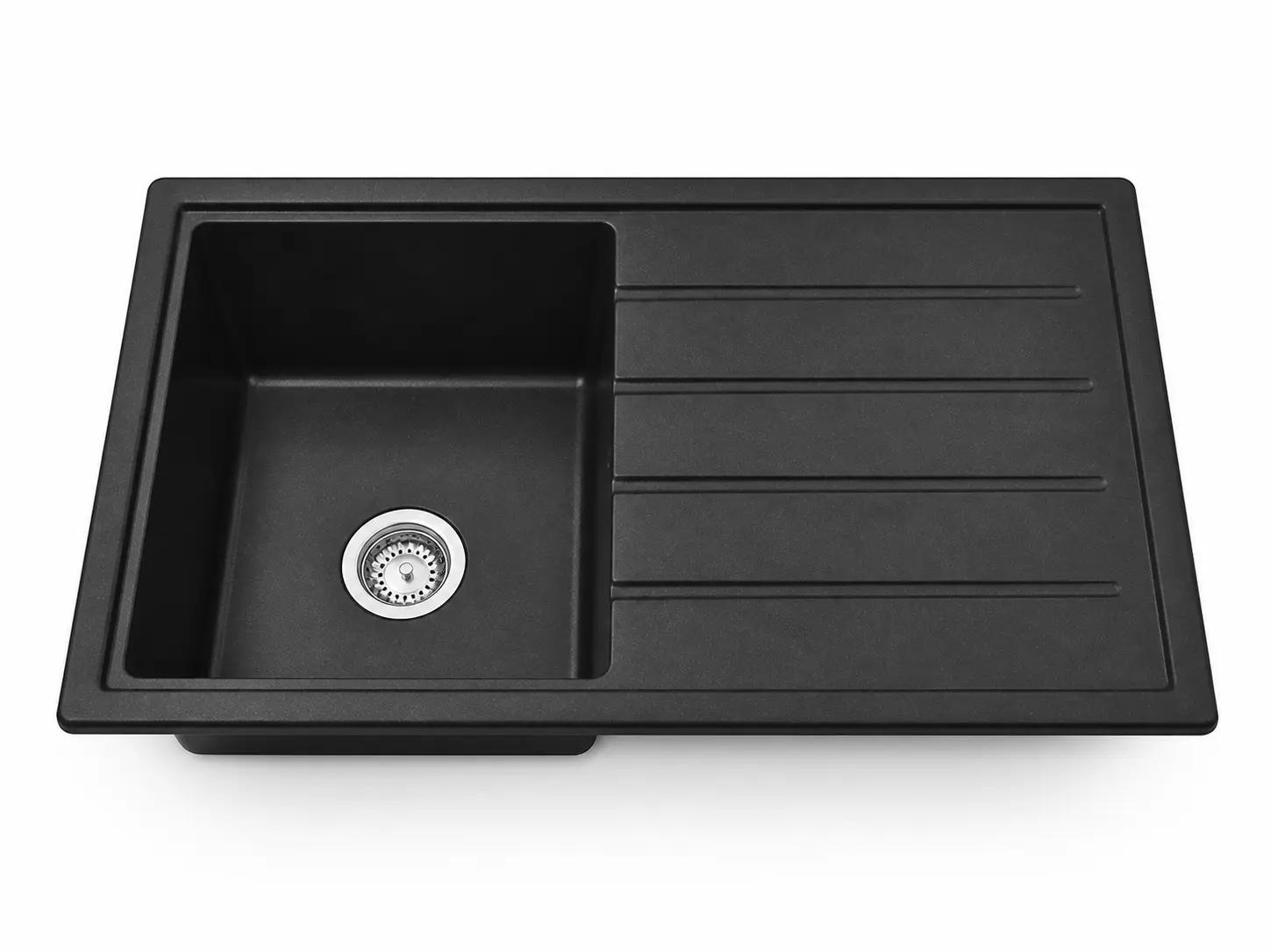 Granite composite drainboard sink