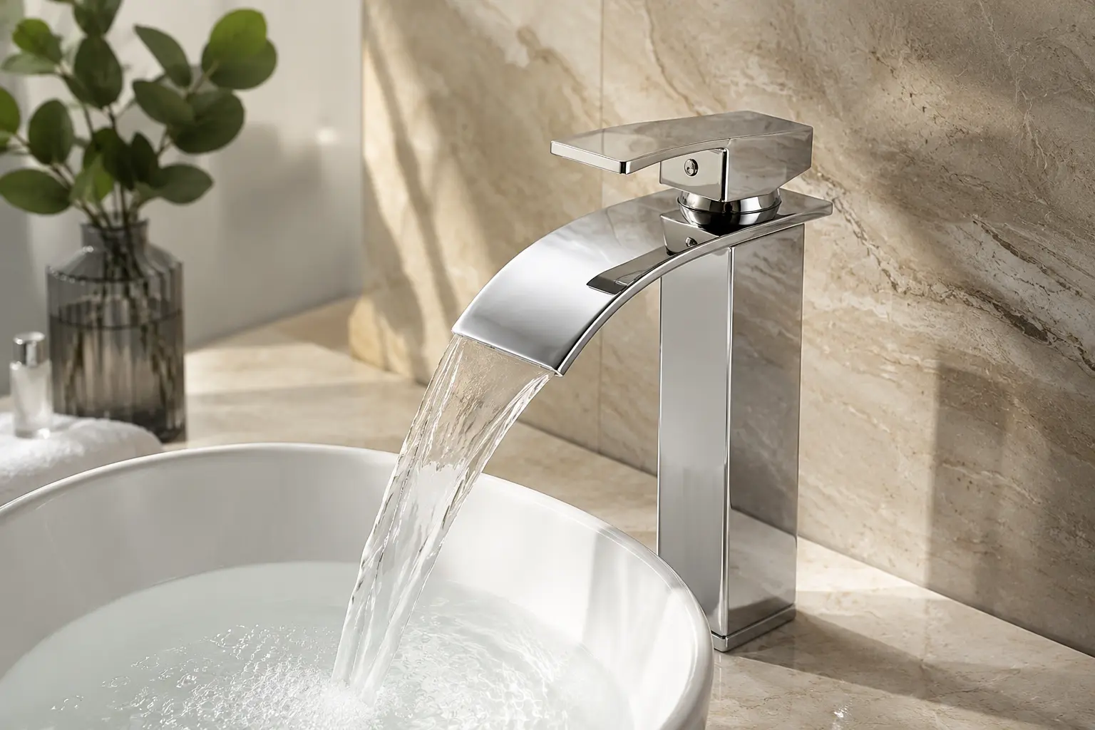 Waterfall flow