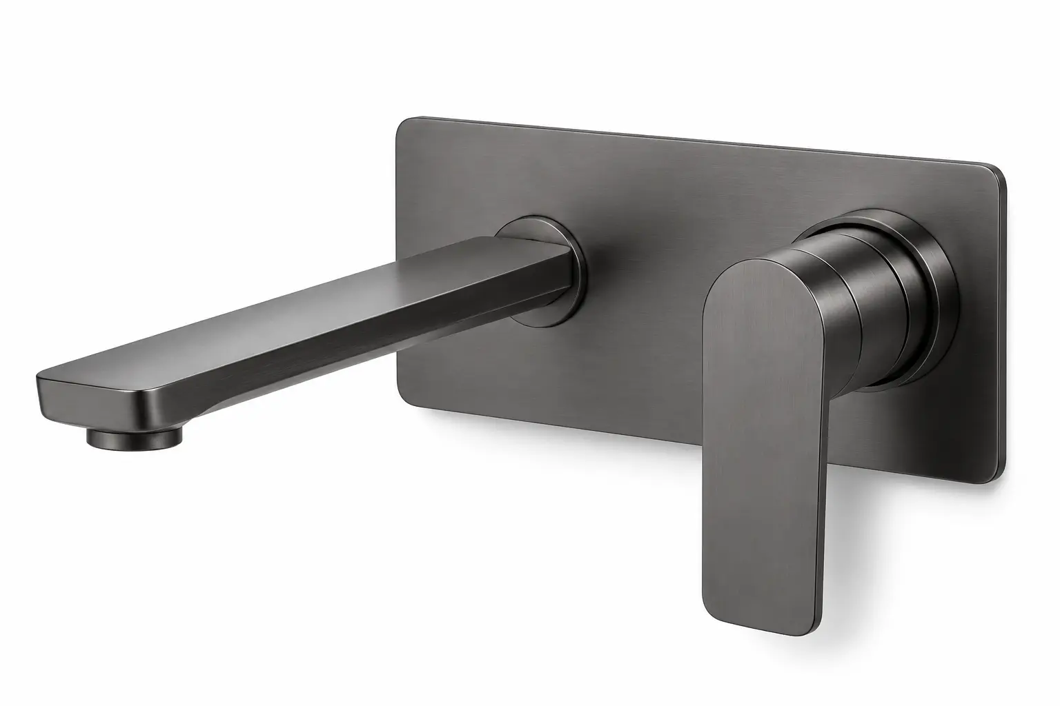 Gunmetal Grey Concealed Basin Faucets