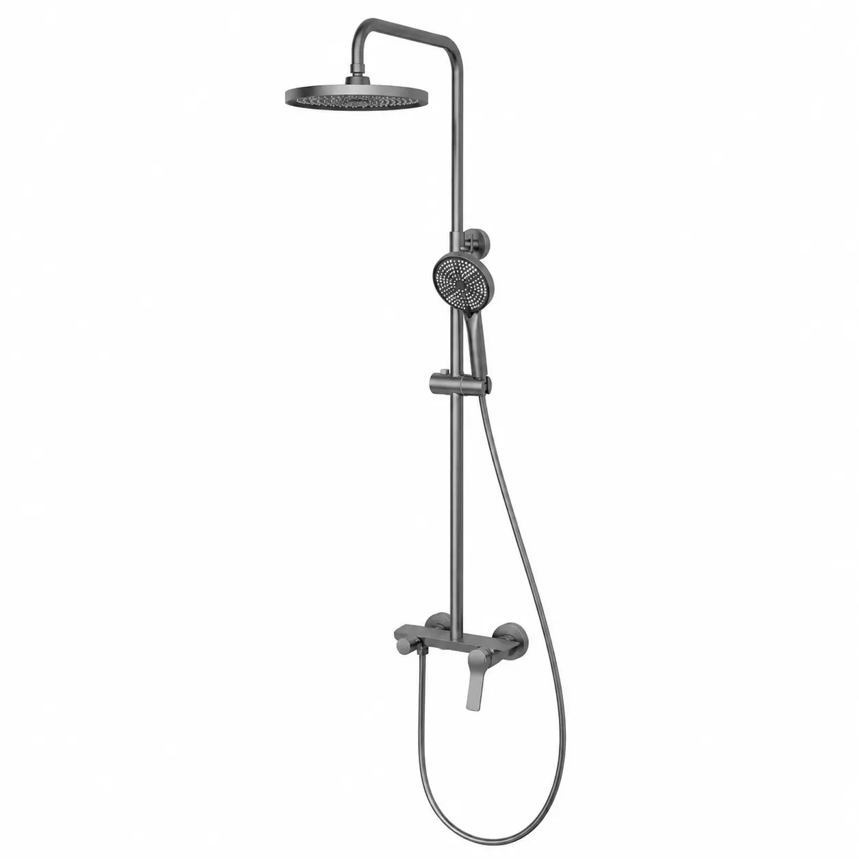 Gunmetal Grey Exposed Shower Sets