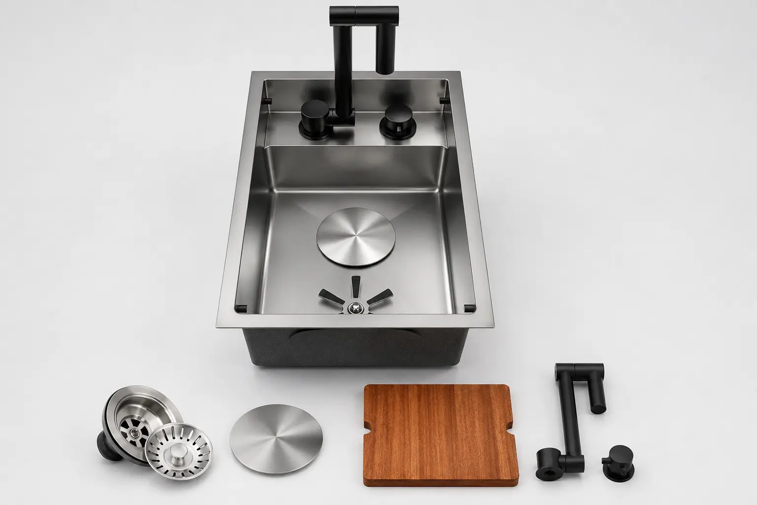 Handmade Camper Sink fabrication