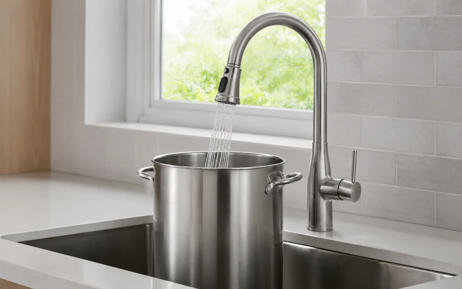 High-Arc Clearance for large pots