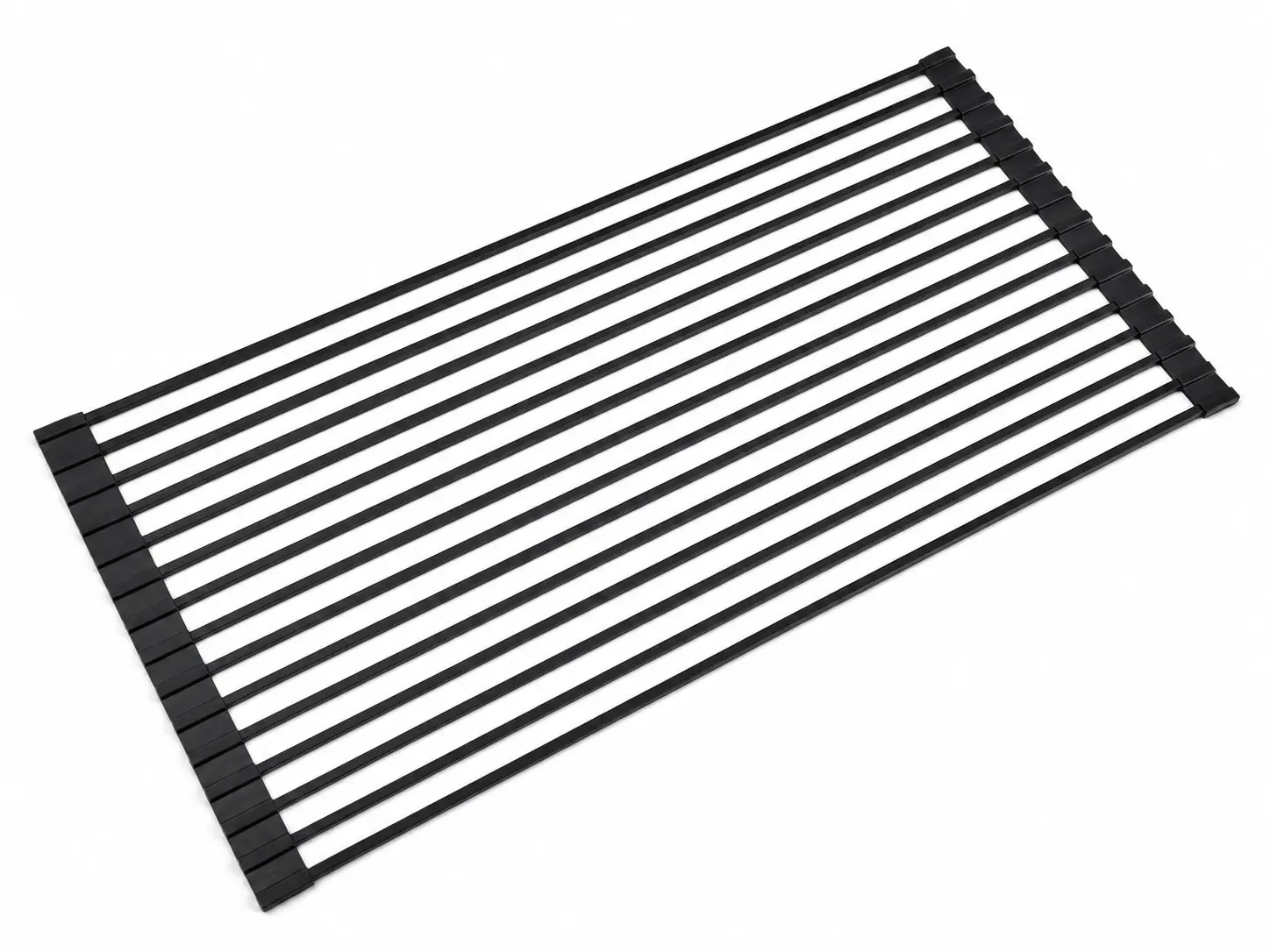 Matte Black Roll-Up Rack