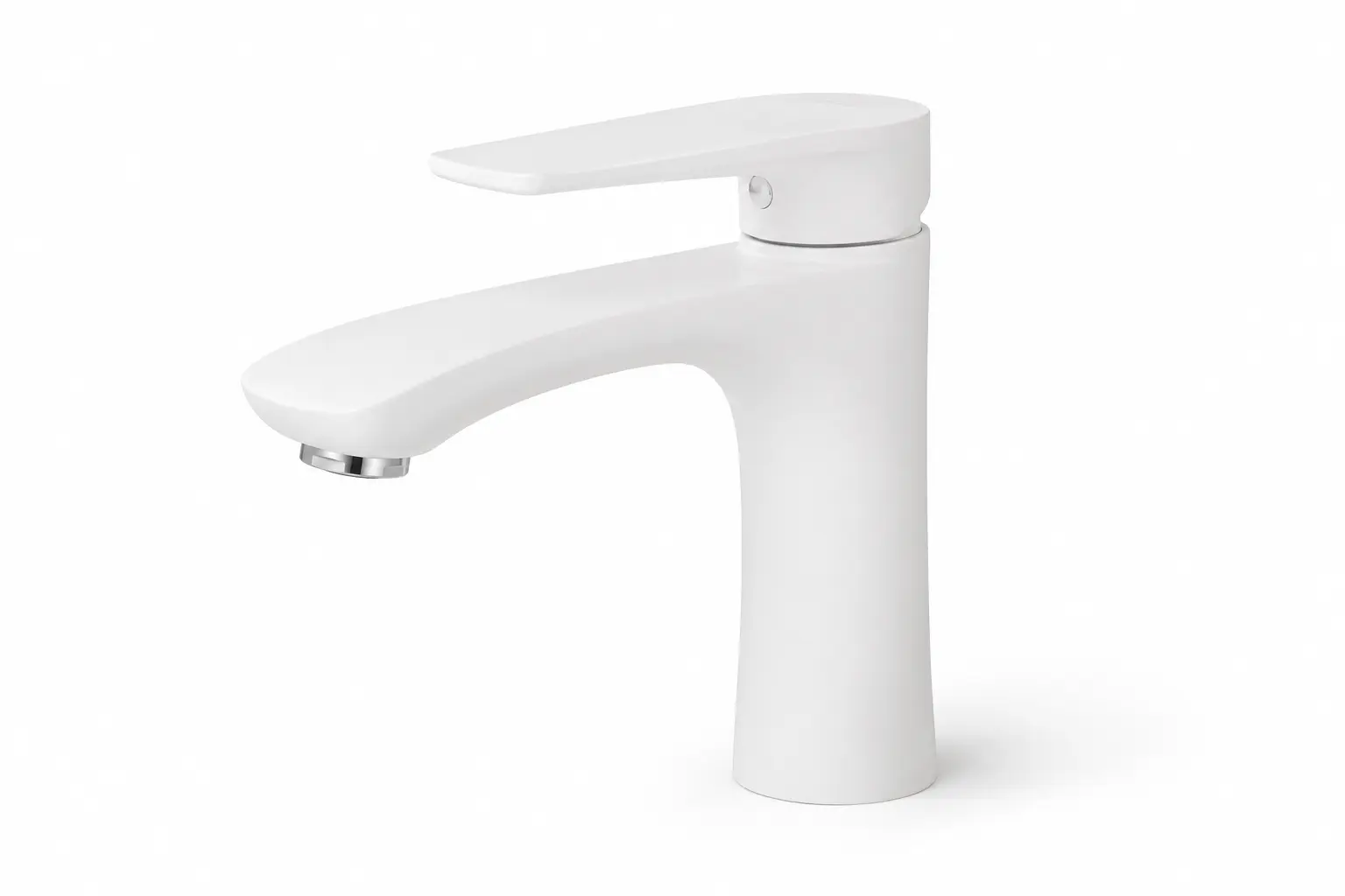 Matte White Basin Faucets