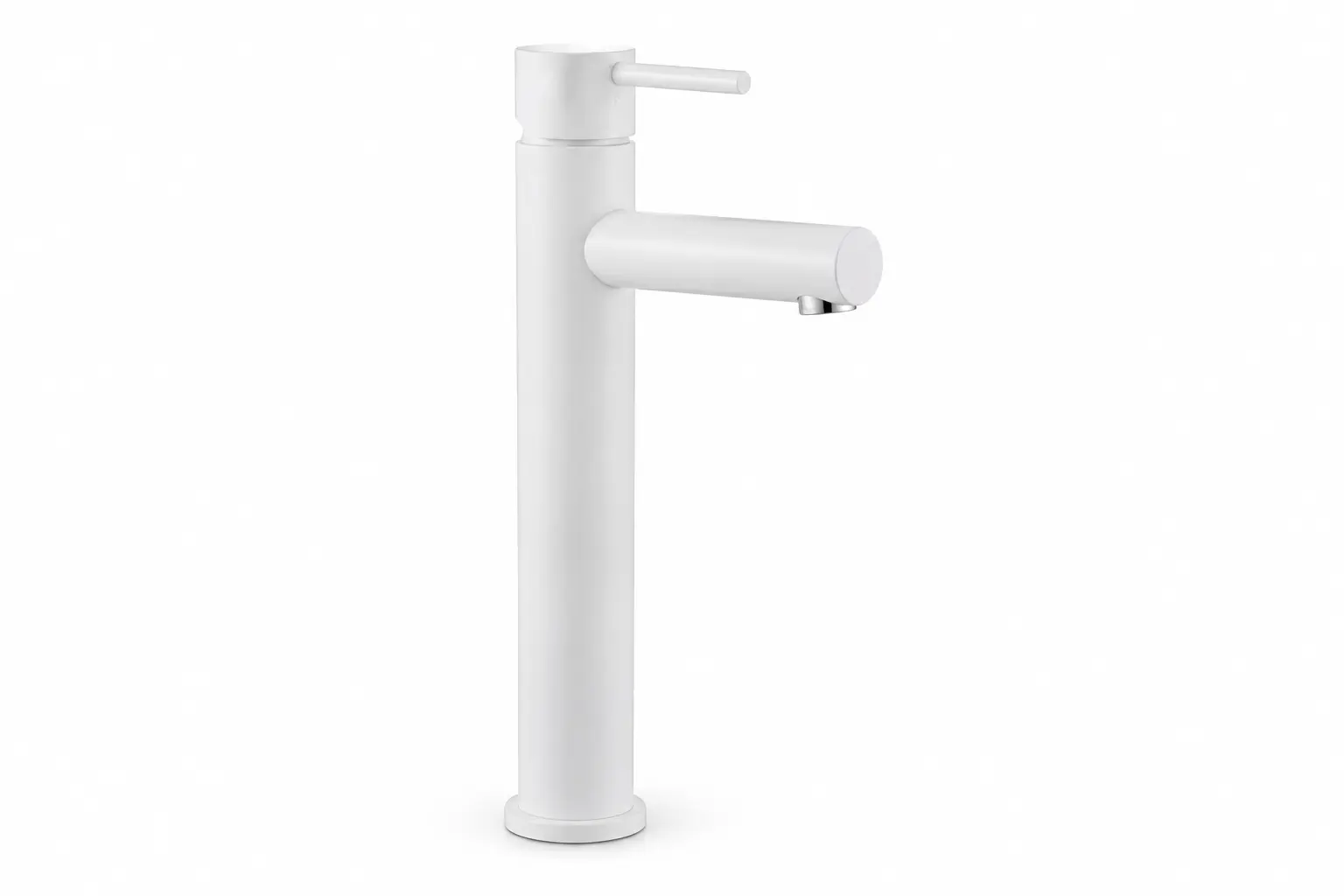 Matte White Tall Basin Faucets