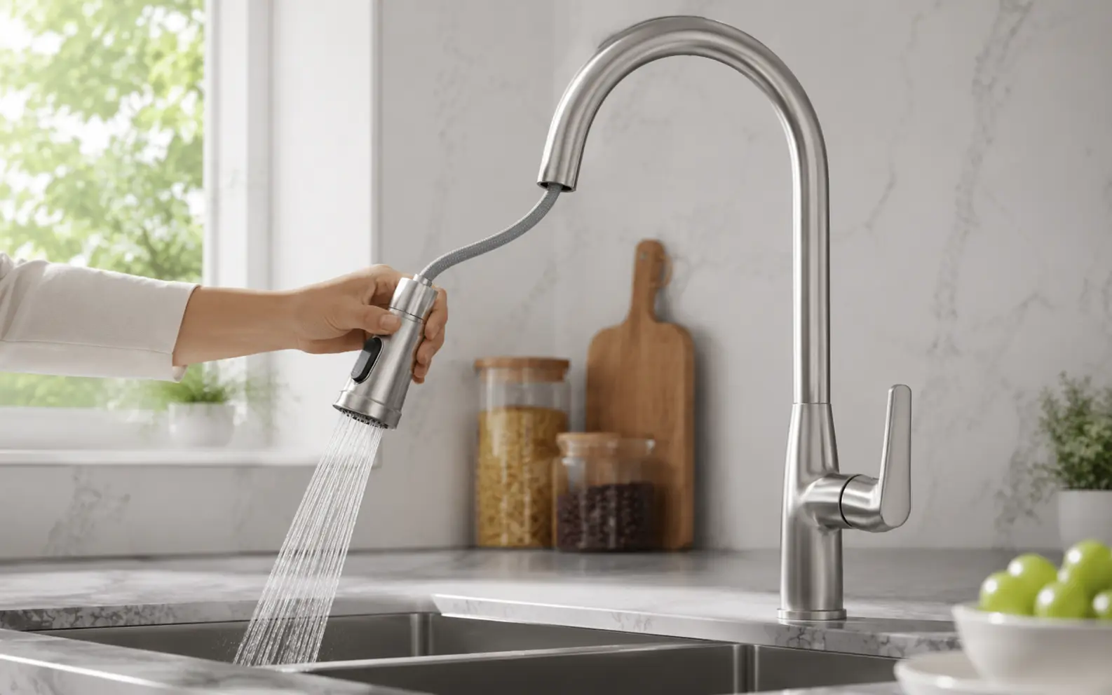 Optional Pull-Down or Side Spray Function