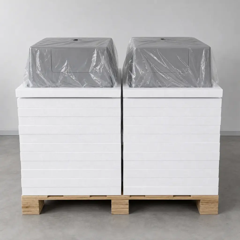pallet packaging for kitchen sink matrix