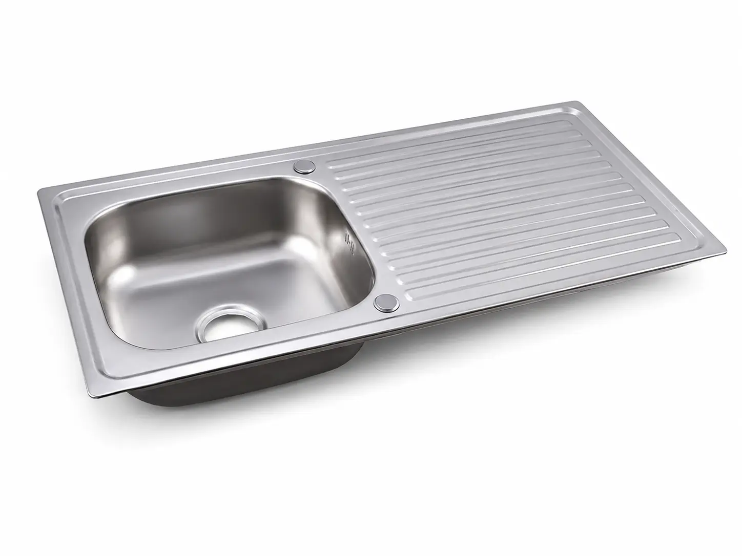 Stainless steel pressed kitchen sink