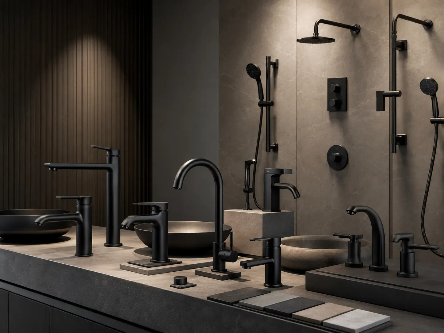 Concealed Faucet in Showroom