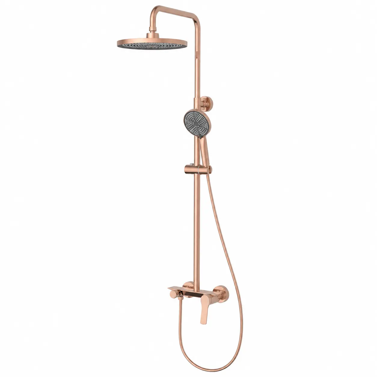Rose Gold Exposed Shower Sets