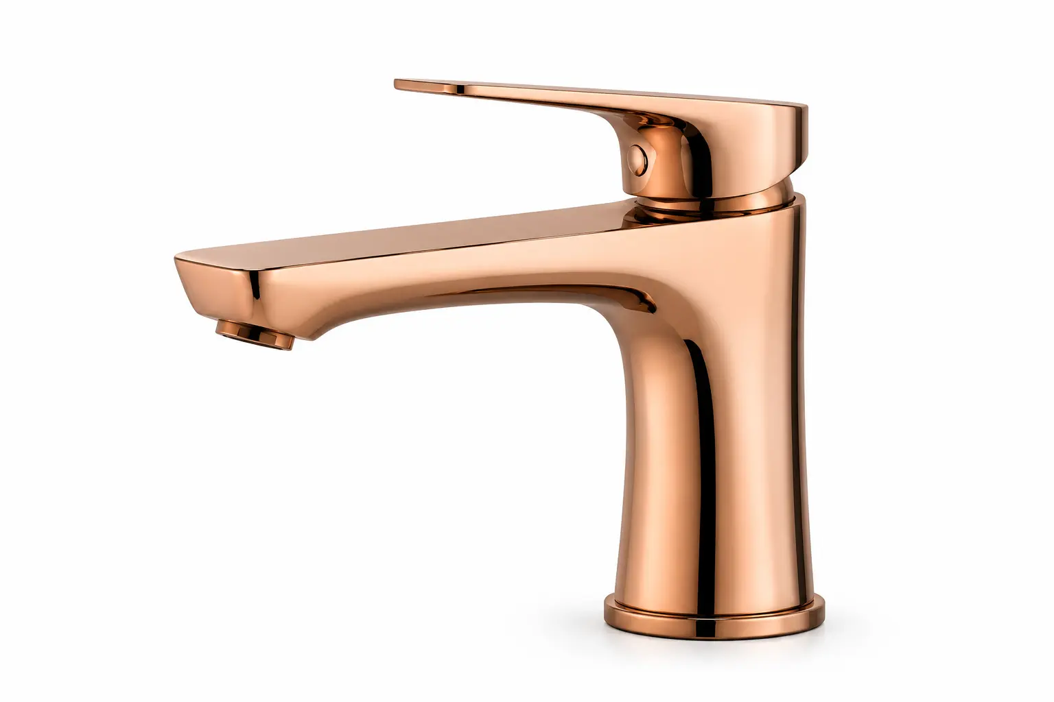 Rose Gold Single Handle Basin Faucets