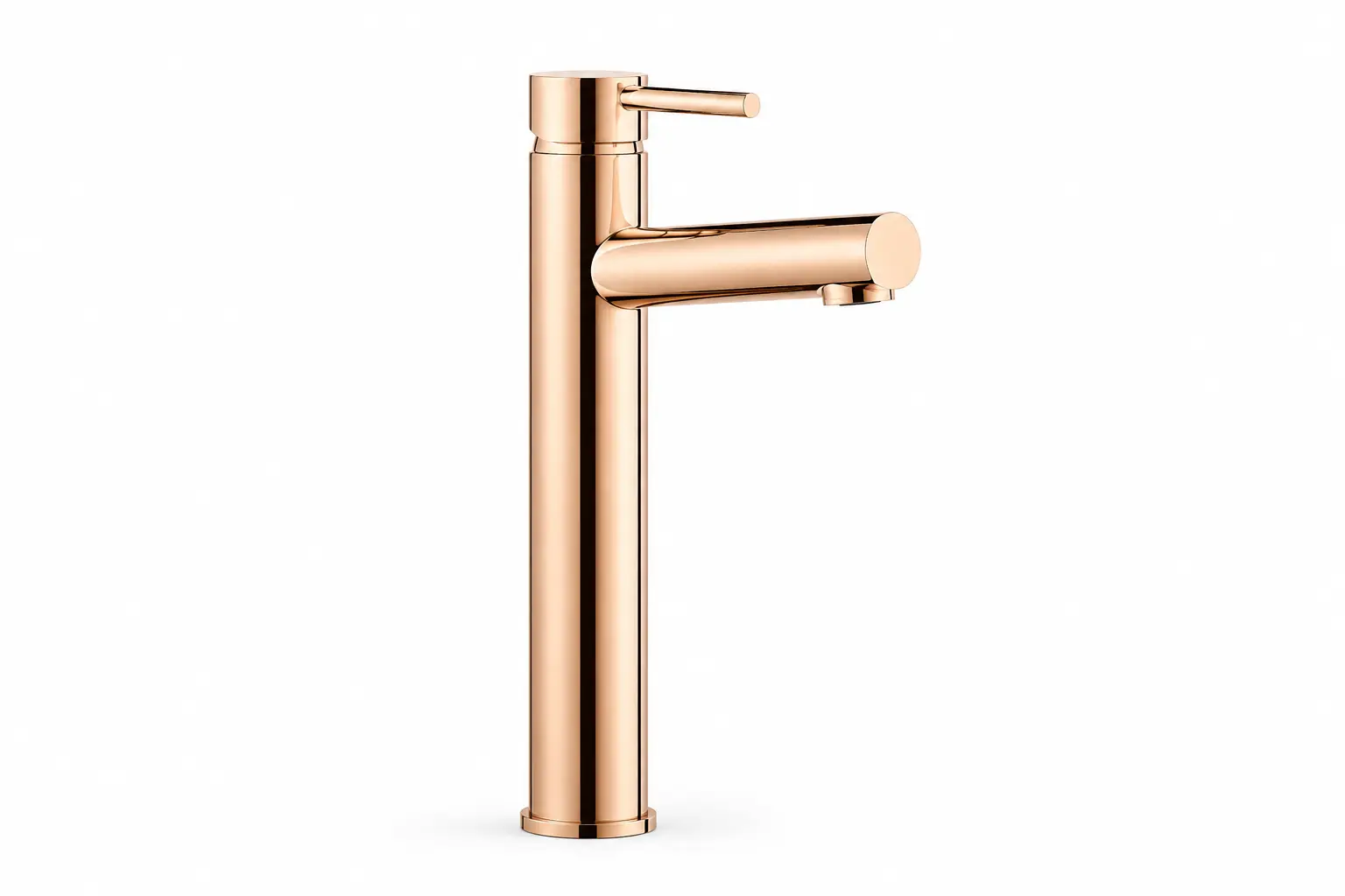 Rose Gold Tall Basin Faucets