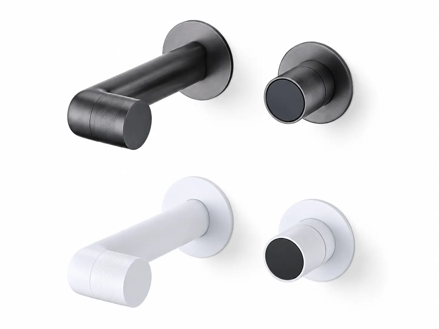 Round Wall-Mounted Basin Faucet
