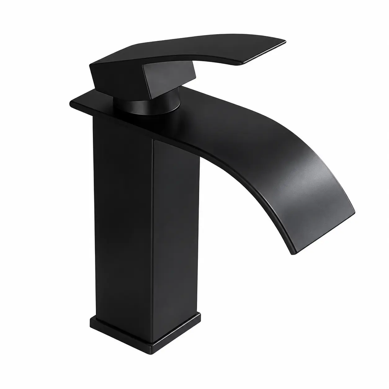 Deck-Mount Waterfall Basin Faucet