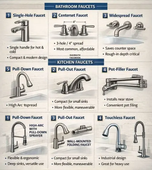 sink faucets vs basin faucets comparison