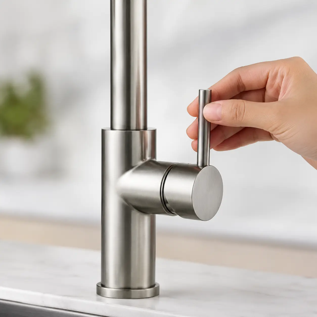 Smooth handle operation