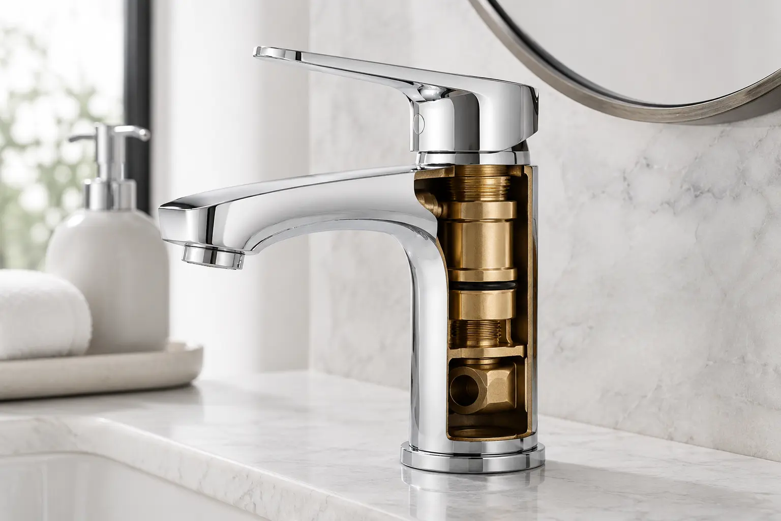 Solid Brass Faucet Body