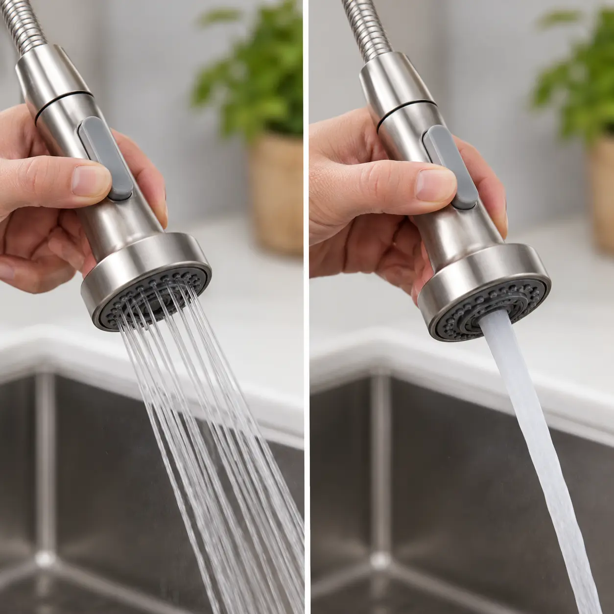 Spray Stream Switching