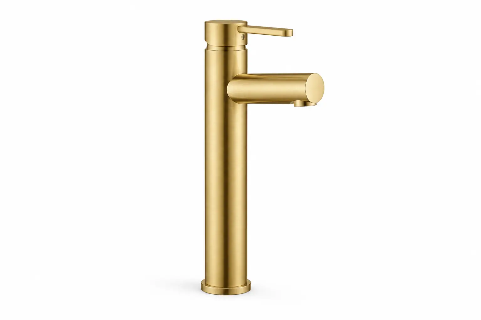 Tall Brushed Gold Faucet