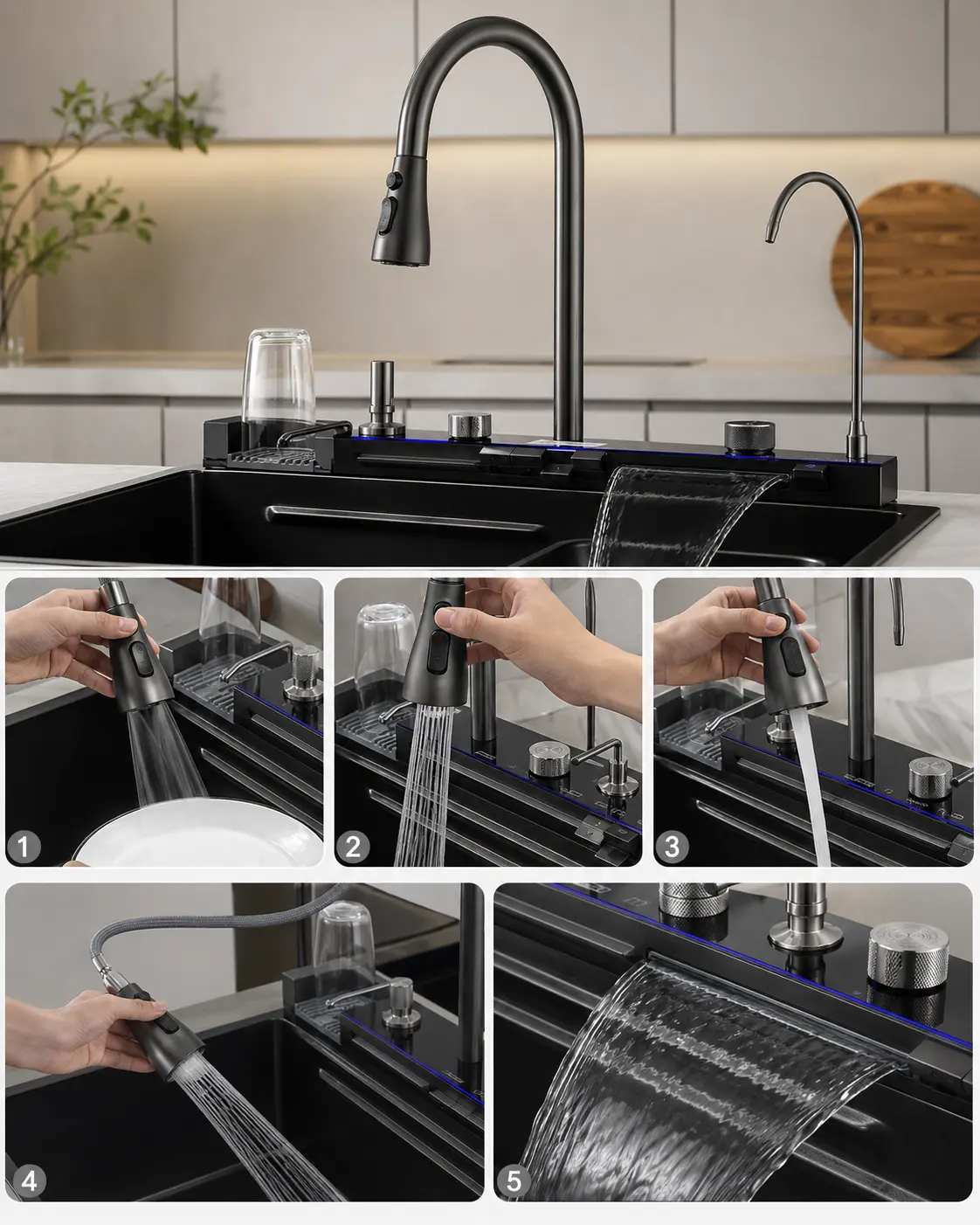 Matrix Sink Stainless Steel Detail