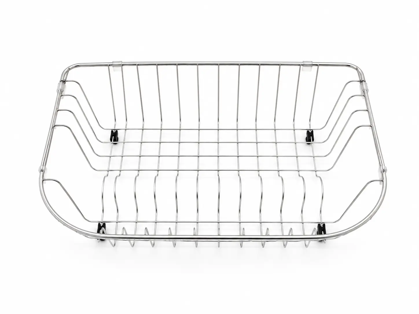 M-3634 Wide Rectangular Stainless Steel Dish Rack