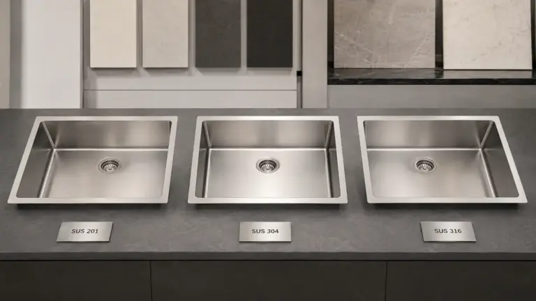 201 vs 304 vs 316 Stainless Steel Sinks: Which Is Best?
