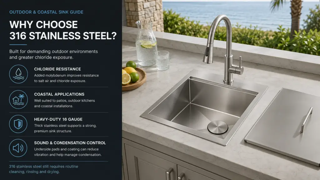 316 stainless steel sink