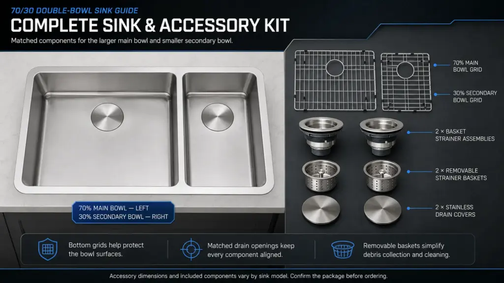 6040 double bowl sinks