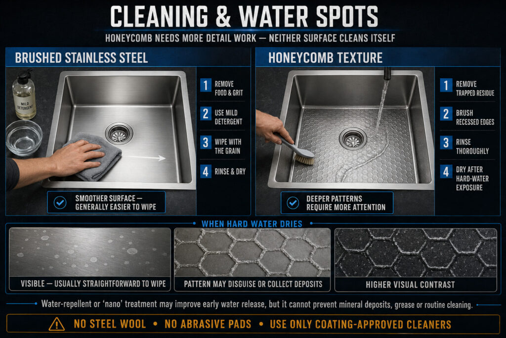 cleaning & water spots