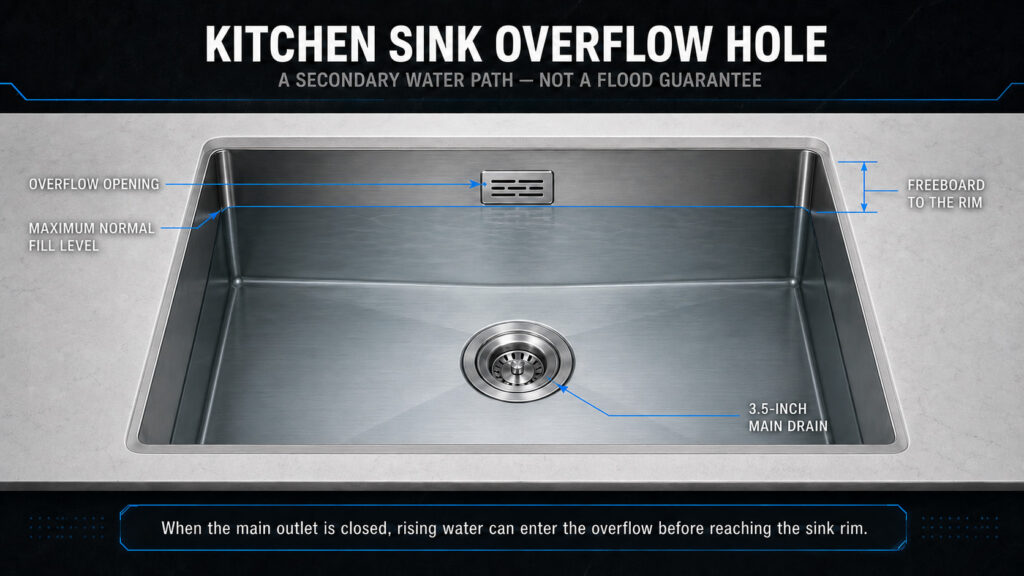 do kitchen sinks need an overflow hole